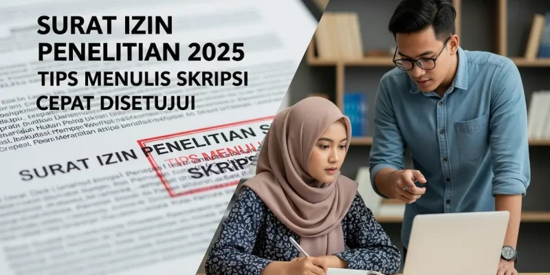 Surat Izin Penelitian 2025: Tips Menulis Skripsi Cepat Disetujui