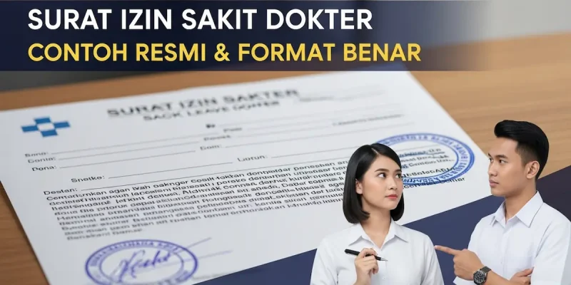 Surat Izin Sakit Dokter Contoh Resmi & Format Benar