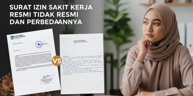 Surat Izin Sakit Kerja Resmi Tidak Resmi dan Perbedaannya