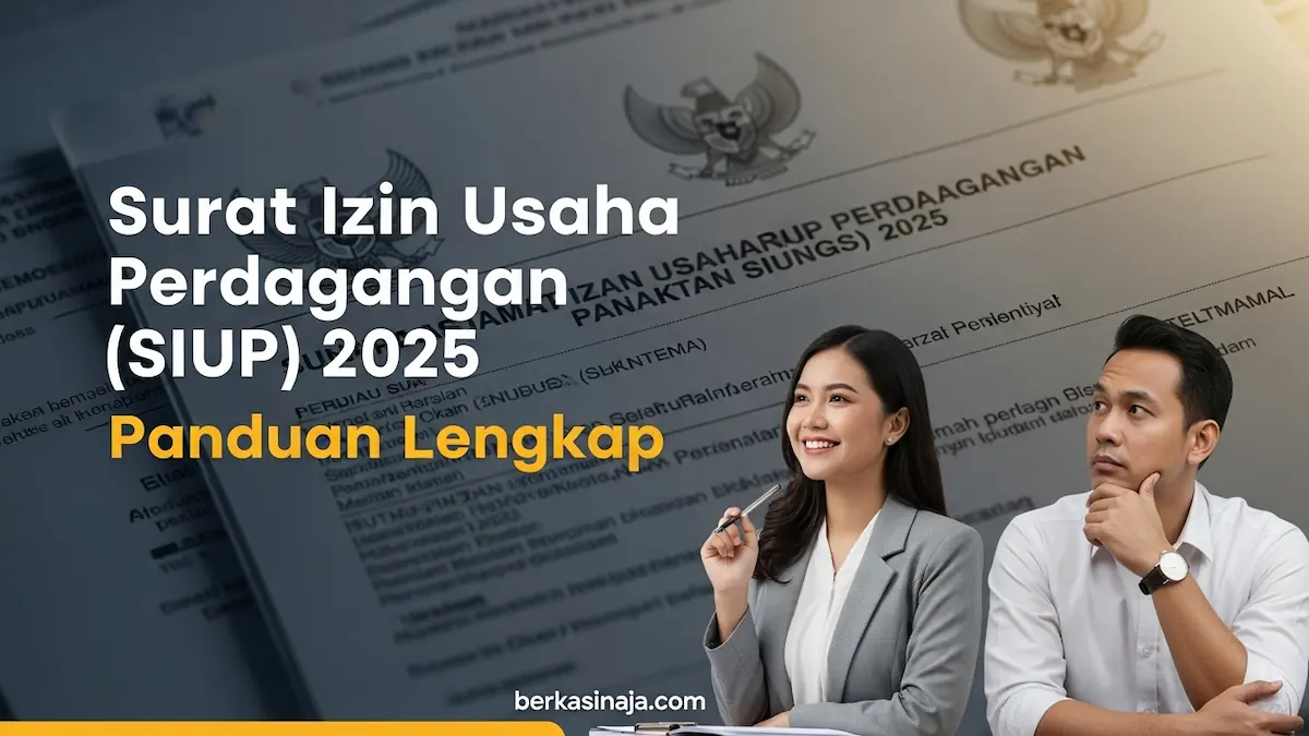 Surat Izin Usaha Perdagangan (SIUP) 2025 Panduan Lengkap