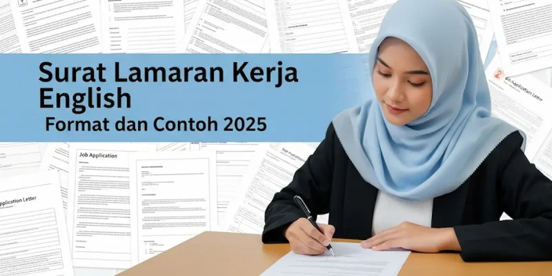 Surat Lamaran Kerja English Format dan Contoh 2025