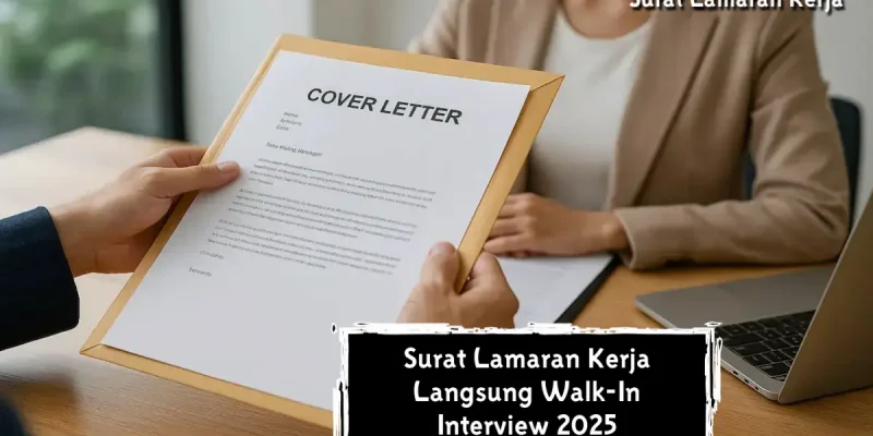 Surat Lamaran Kerja Langsung Walk-In Interview 2025