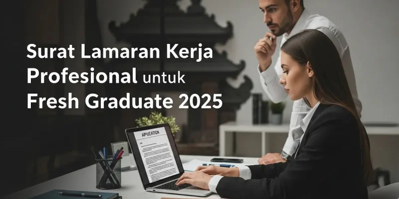 Surat Lamaran Kerja Profesional untuk Fresh Graduate 2025