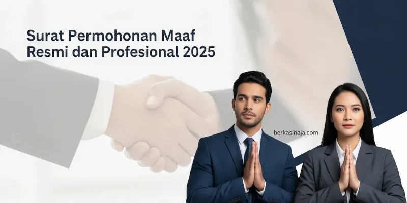 Surat Permohonan Maaf Resmi dan Profesional 2025