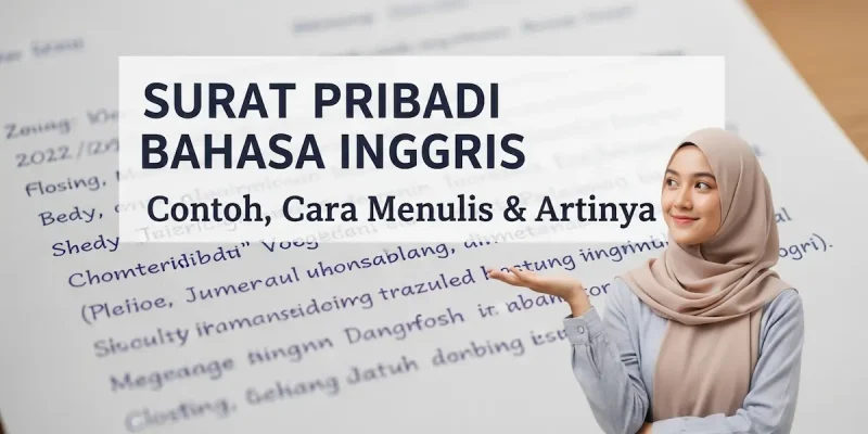 Surat Pribadi Bahasa Inggris Contoh, Cara Menulis & Artinya