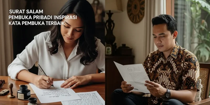 Surat Salam Pembuka Pribadi Inspirasi Kata Pembuka Terbaik