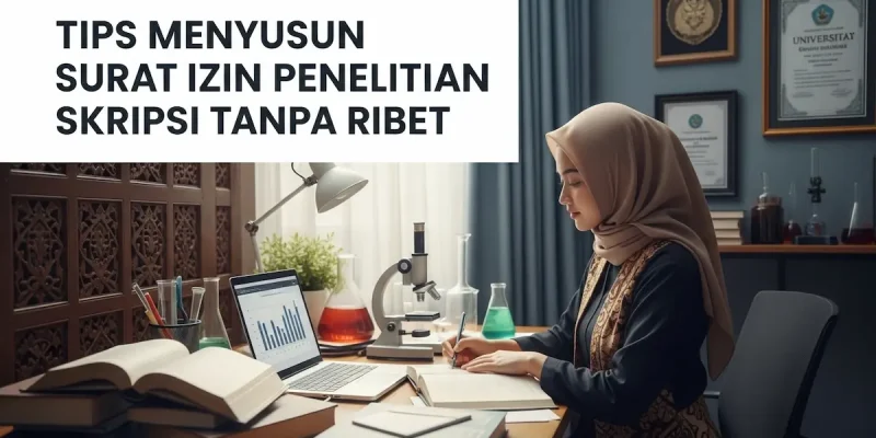 Tips Menyusun Surat Penelitian Skripsi Tanpa Ribet