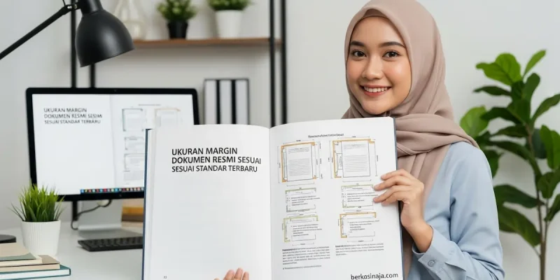 Ukuran Margin Dokumen Resmi Sesuai Standar Terbaru