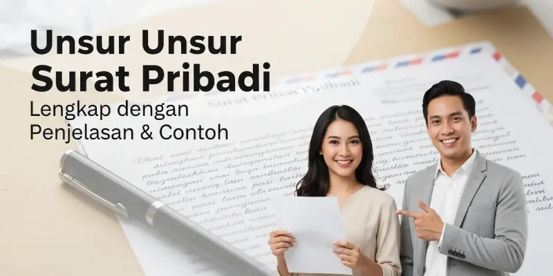 Unsur Unsur Surat Pribadi Lengkap dengan Penjelasan & Contoh