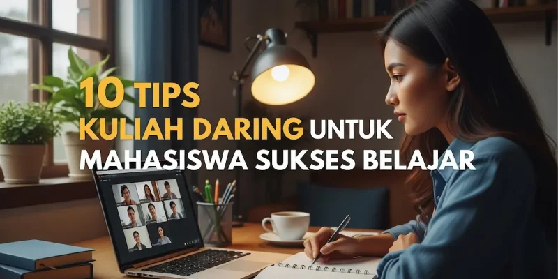 10 Tips Kuliah Daring untuk Mahasiswa Sukses Belajar