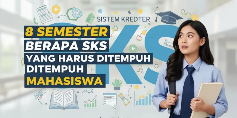 8 Semester Berapa SKS yang Harus Ditempuh Mahasiswa