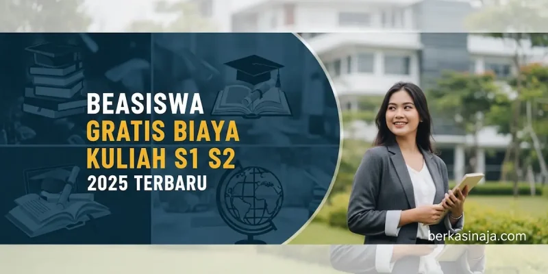 Beasiswa Gratis Biaya Kuliah S1 S2 2025 Terbaru
