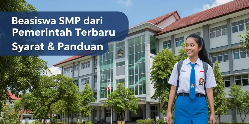 Beasiswa SMP dari Pemerintah Terbaru Syarat & Panduan