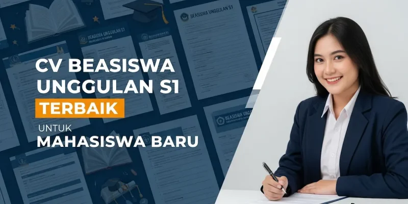 CV Beasiswa Unggulan S1 Terbaik untuk Mahasiswa Baru