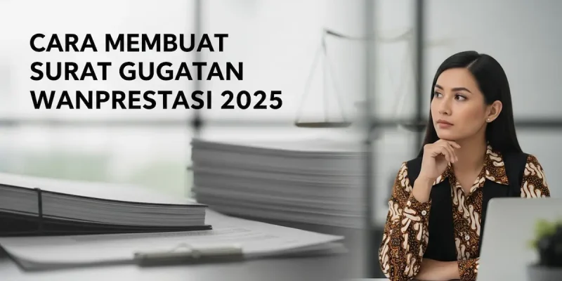 Cara Membuat Surat Gugatan Wanprestasi 2025