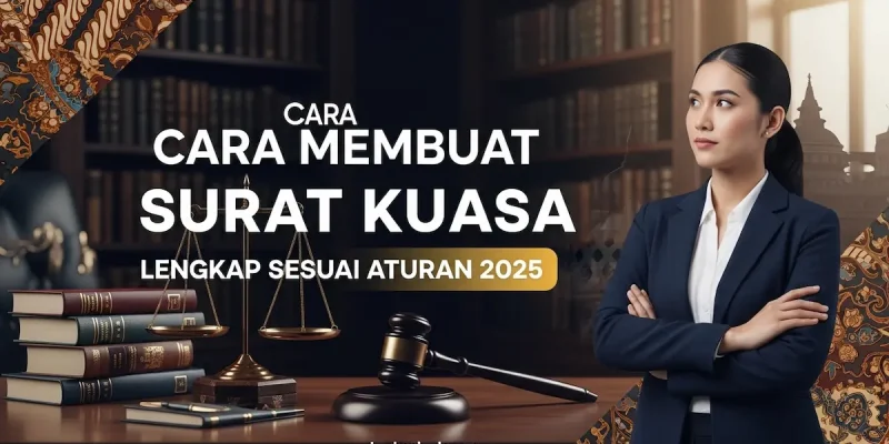 Cara Membuat Surat Kuasa Lengkap Sesuai Aturan 2025