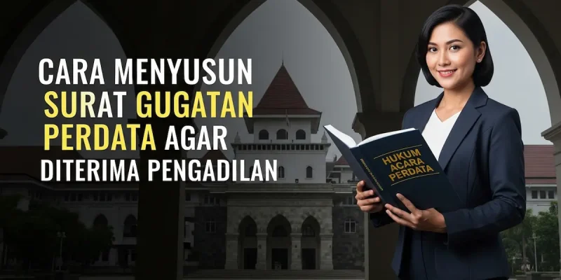 Cara Menyusun Surat Gugatan Perdata agar Diterima Pengadilan