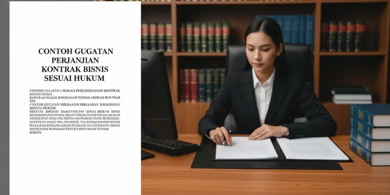 Contoh Gugatan Perjanjian Kontrak Bisnis Sesuai Hukum