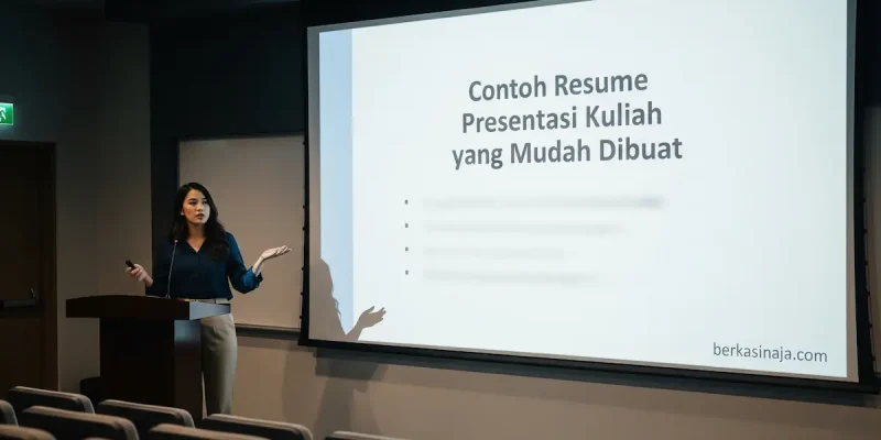 Contoh Resume Presentasi Kuliah yang Mudah Dibuat