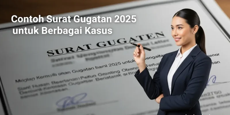 Contoh Surat Gugatan 2025 untuk Berbagai Kasus