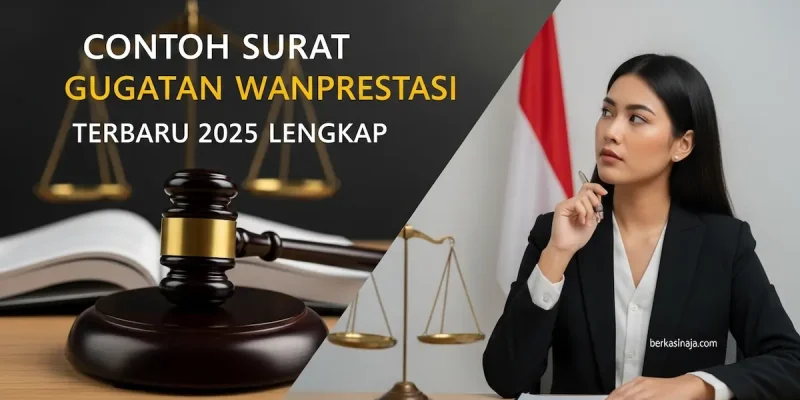 Contoh Surat Gugatan Wanprestasi Terbaru 2025 Lengkap