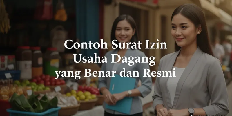 Contoh Surat Izin Usaha Dagang yang Benar dan Resmi