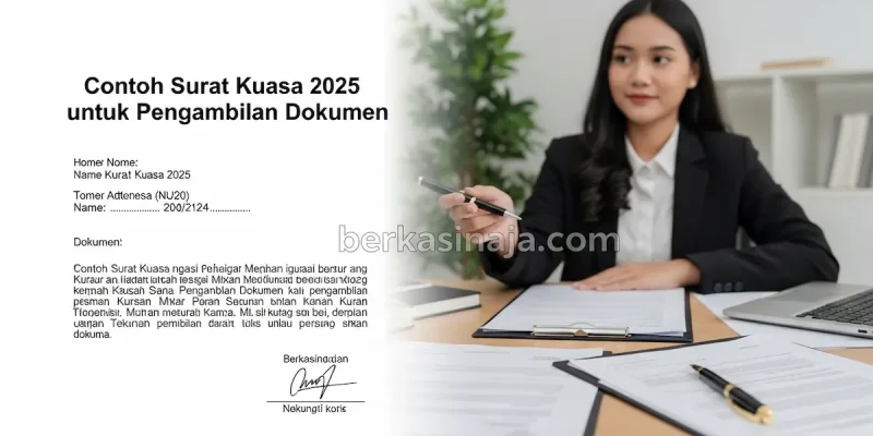 Contoh Surat Kuasa 2025 untuk Pengambilan Dokumen