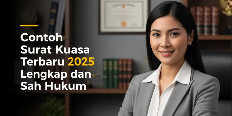 Contoh Surat Kuasa Terbaru 2025 Lengkap dan Sah Hukum