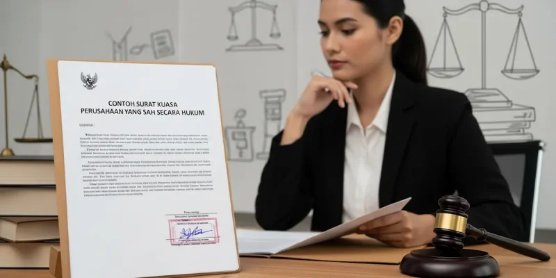 Contoh Surat Kuasa Perusahaan yang Sah Secara Hukum