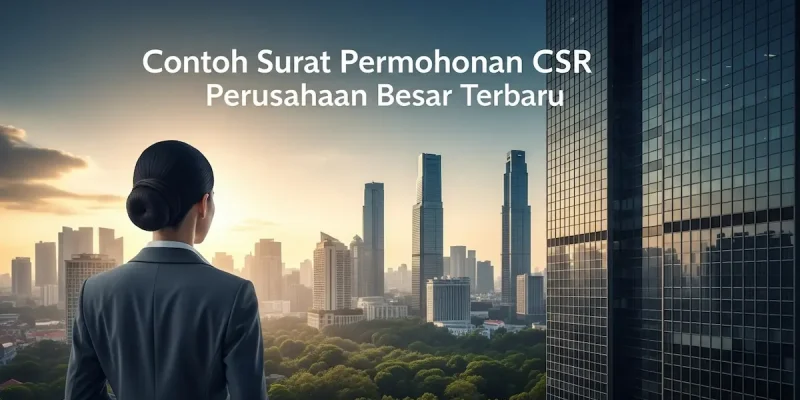 Contoh Surat Permohonan CSR Perusahaan Besar Terbaru