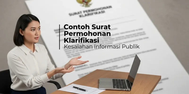 Contoh Surat Permohonan Klarifikasi Kesalahan Informasi Publik