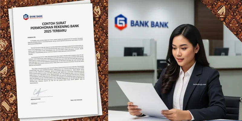Contoh Surat Permohonan Rekening Bank 2025 Terbaru