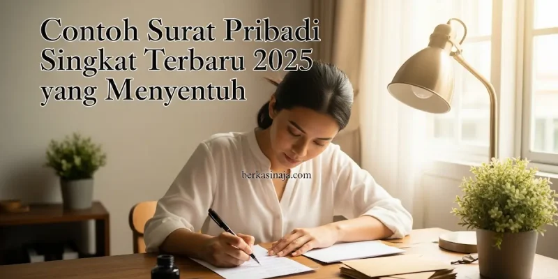 Contoh Surat Pribadi Singkat Terbaru 2025 yang Menyentuh