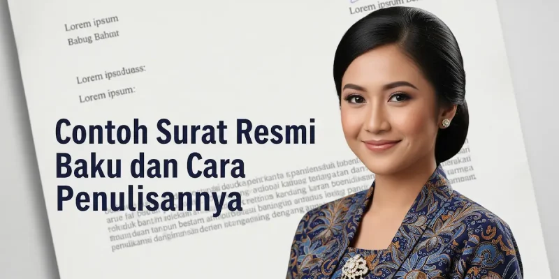 Contoh Surat Resmi Baku dan Cara Penulisannya