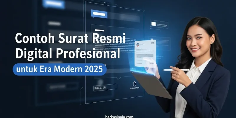 Contoh Surat Resmi Digital Profesional untuk Era Modern 2025