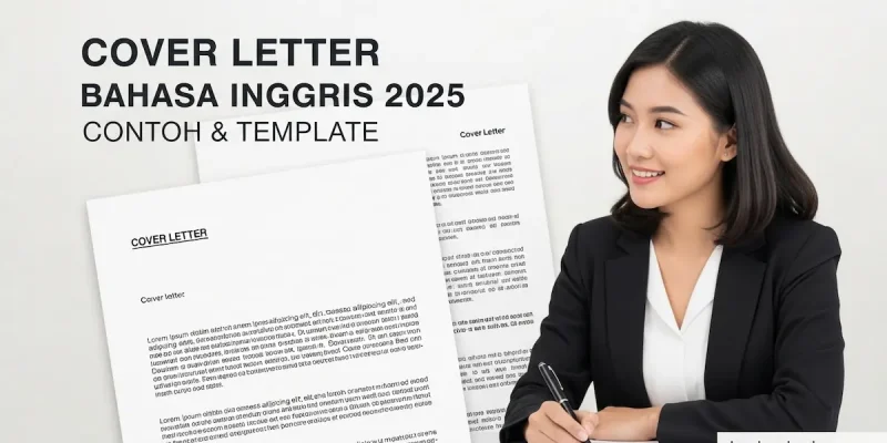 Cover Letter Bahasa Inggris 2025 Contoh & Template