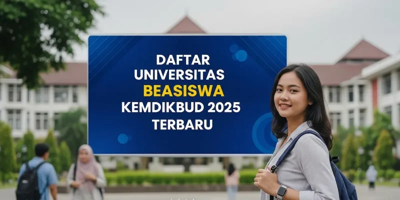 Daftar Universitas Beasiswa Kemdikbud 2025 Terbaru