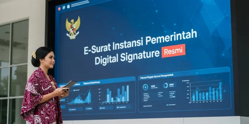 E-Surat Instansi Pemerintah Digital Signature Resmi