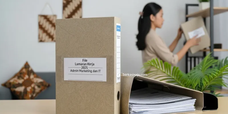 File Lamaran Kerja 2025 Admin Marketing dan IT