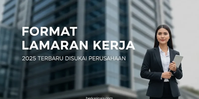 Format Lamaran Kerja 2025 Terbaru Disukai Perusahaan