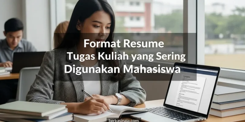 Format Resume Tugas Kuliah yang Sering Digunakan Mahasiswa