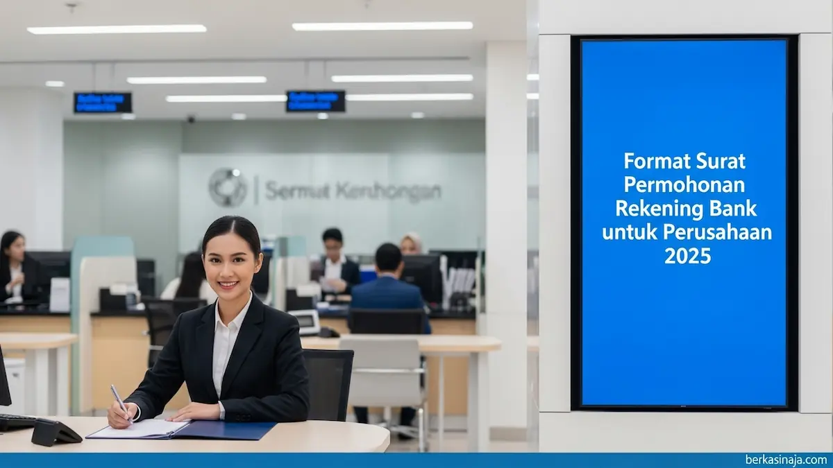 Format Surat Permohonan Rekening Bank untuk Perusahaan 2025
