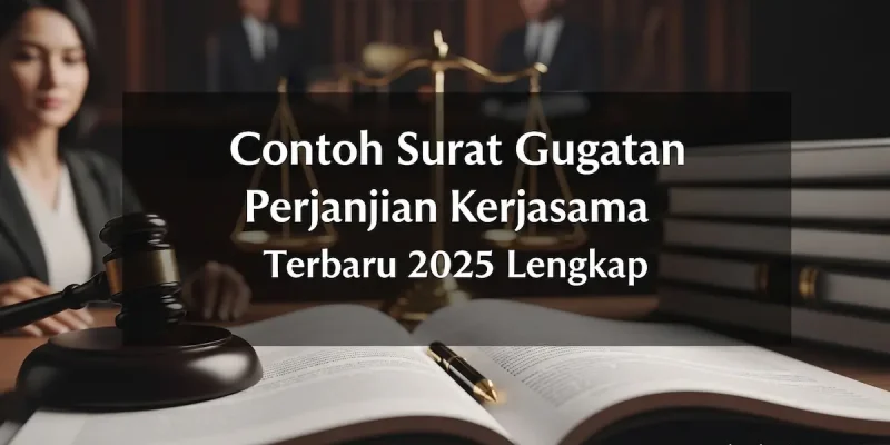 Gugatan Perjanjian Kerjasama Terbaru 2025 Lengkap