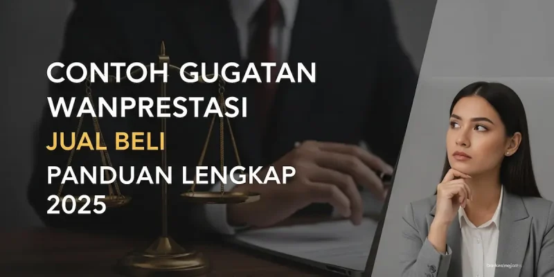 Gugatan Wanprestasi Jual Beli Panduan Lengkap 2025