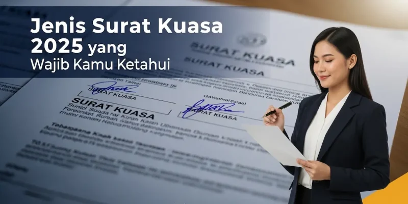 Jenis Surat Kuasa 2025 yang Wajib Kamu Ketahui