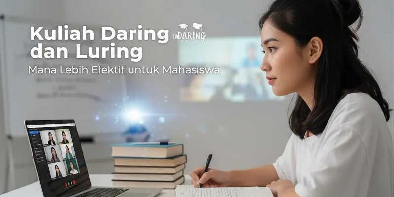 Kuliah Daring dan Luring, Mana Lebih Efektif untuk Mahasiswa