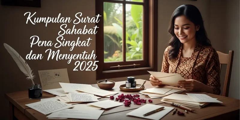 Kumpulan Surat Sahabat Pena Singkat dan Menyentuh 2025