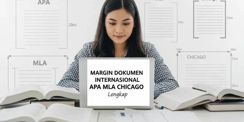 Margin Dokumen Internasional APA MLA Chicago Lengkap