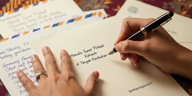 Menulis Surat Pribadi Kekasih di Tengah Kesibukan