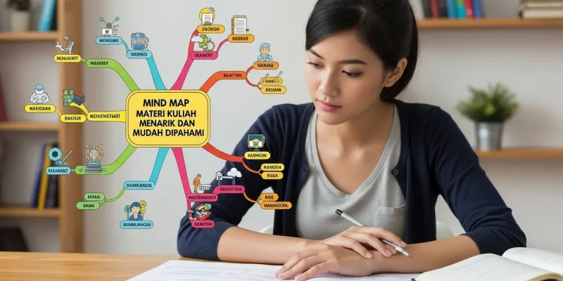 Mind Map Materi Kuliah Menarik dan Mudah Dipahami